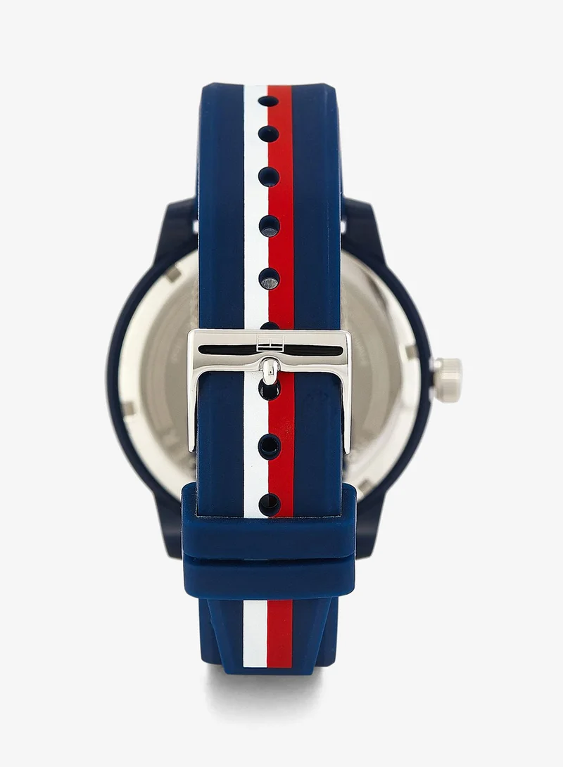 Tommy Hilfiger  Men's Quartz Watch, Blue Dial, Multi Silicone Strap for Men | Best Price UAE