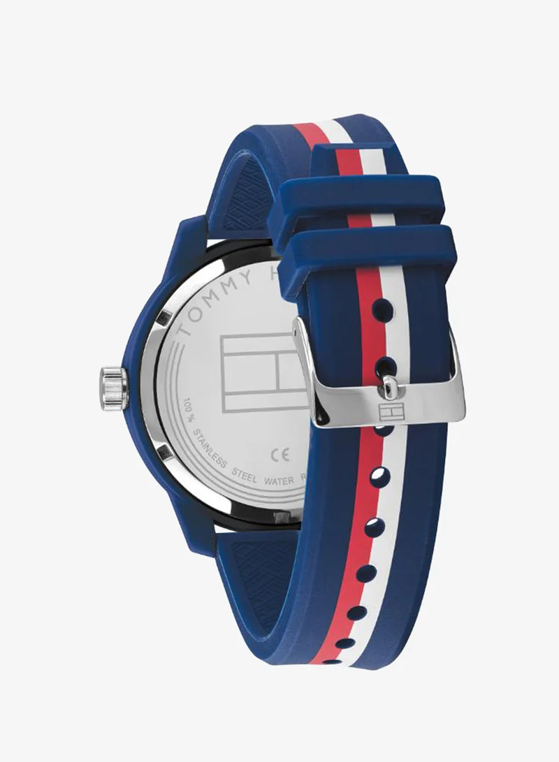 Tommy Hilfiger  Men's Quartz Watch, Blue Dial, Multi Silicone Strap for Men | Best Price UAE