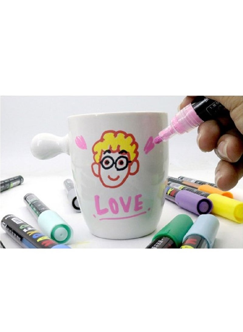 M&G M&G Acrylic Marker Pen 2mm Naples Yellow (S401) APL976D9A4  - Image 5
