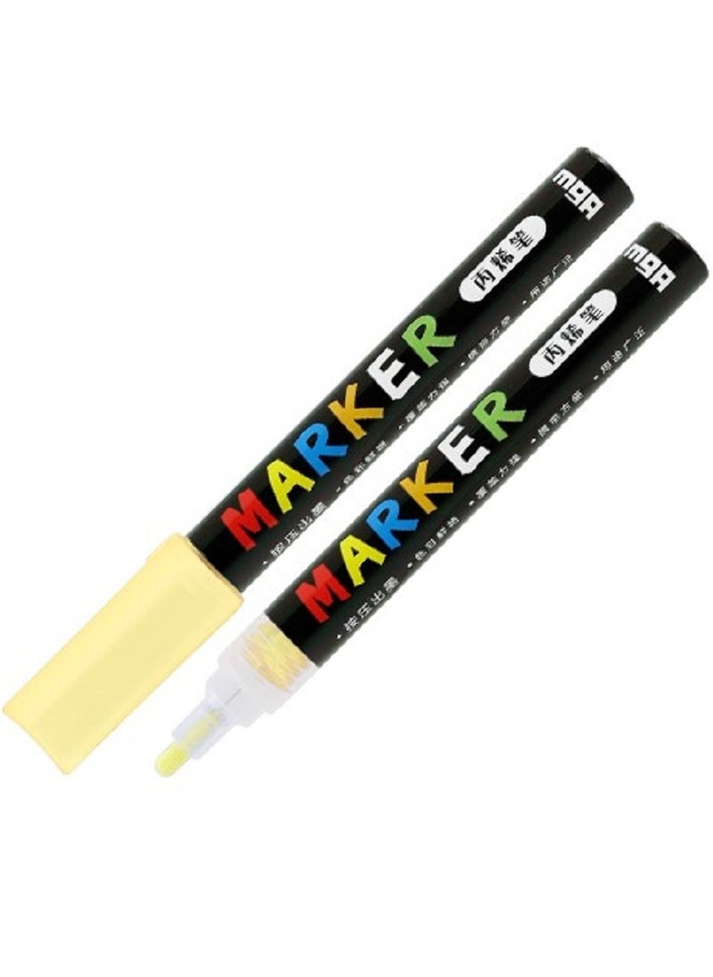 M&G M&G Acrylic Marker Pen 2mm Naples Yellow (S401) APL976D9A4  - Image 1