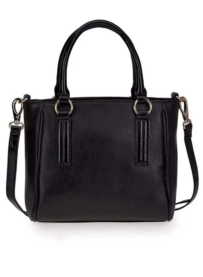 Versace Jeans Couture Metal Logo Plate Tote