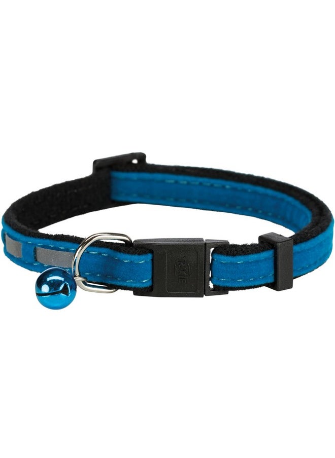 Trixie - Safer Life Cat Collar, Adjustable Nylon Collar Belt For Cats, Contains Reflective Straps To Improve Visibility Fits All Breed, Get Any 4 Random Colors - (Pack Of 4) - Image 1