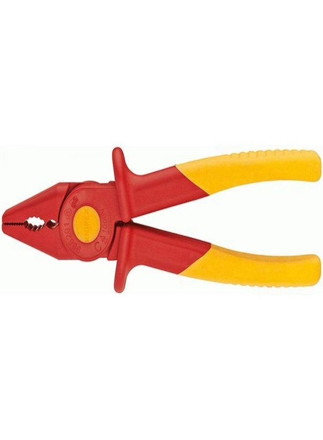 Knipex 98 62 01 Flat Nose Plier of Plastic Insulating, Multi-Colour - Image 1