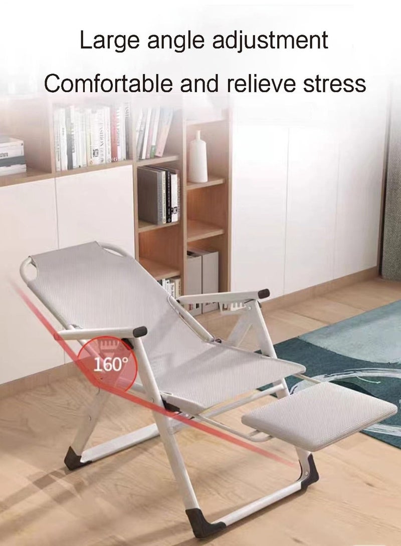 Hihonor Zero Gravity Chair Lawn Chair Patio Recliner Lounge Chaise Folding Reclining Lounge Chair Fixed 160° Angles Outdoor For Outdoor - Image 5