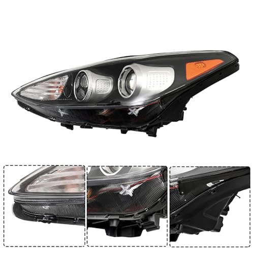 WFLNHB Headlight Assembly Replacement for Kia Sportage 2017-2021 Halogen Headlights with DRL Set Driver Side 92101D9110 - Image 2