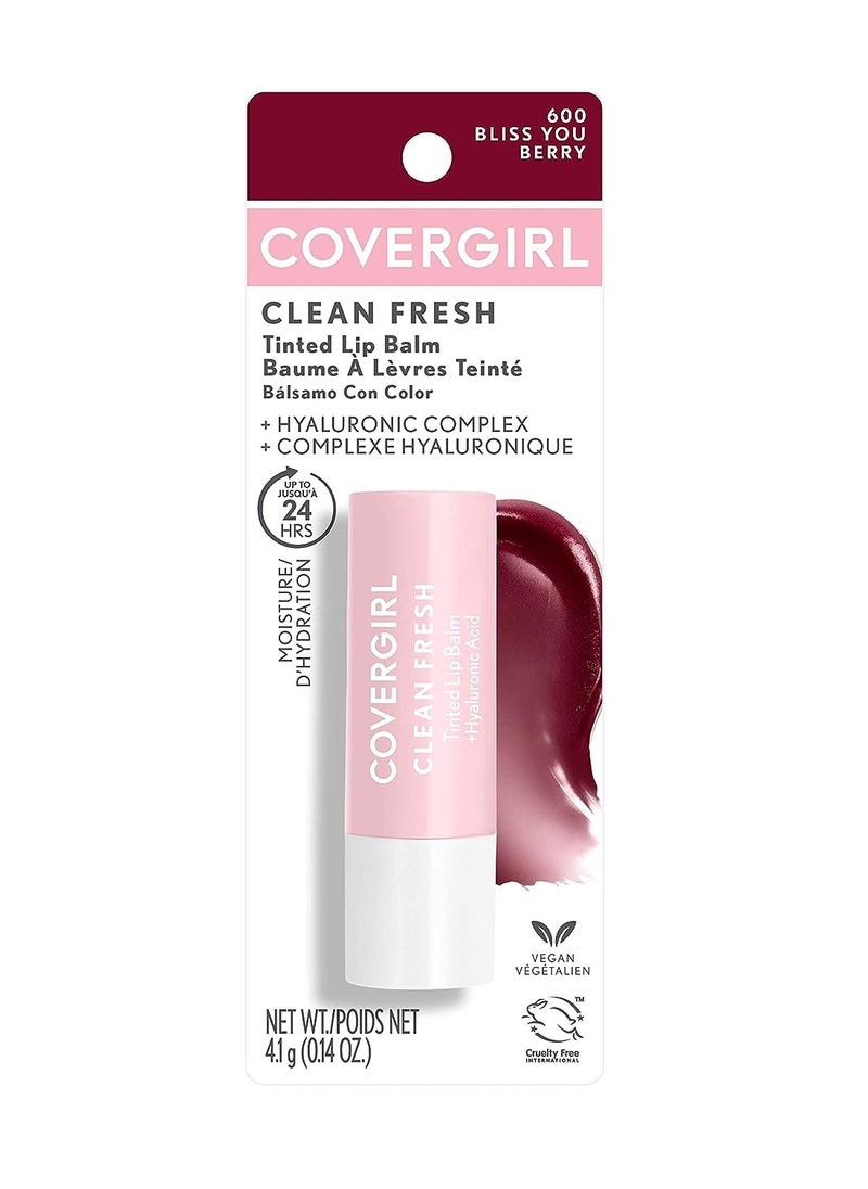 CoverGirl مرطب الشفاه الملون Clean Fresh من كوفر جيرل، Bliss You Berry  - Image 3
