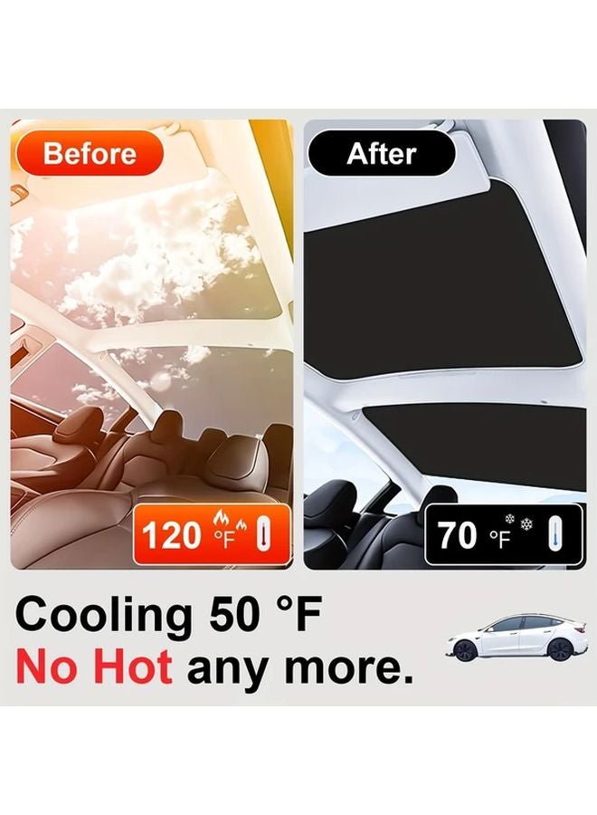 EliteFit Sunroof For Tesla Model Y 2020 2024 Bright Black Scratch Resistant Design - Image 3