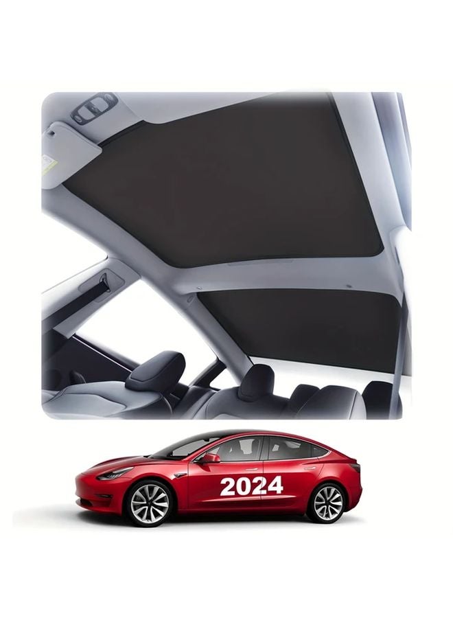 EliteFit Sunroof For Tesla Model Y 2020 2024 Bright Black Scratch Resistant Design - Image 2
