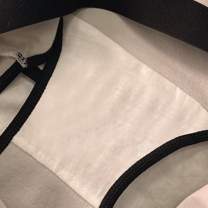 Cotton Briefs Womens Breathable Mid-Waist Panties White  - Image 5
