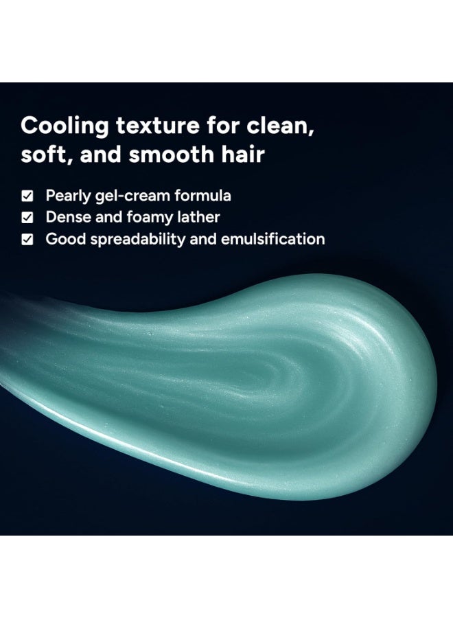 Arata Menthol Ice Burst 2-in-1 Shampoo + Conditioner with 1% Salicylic Acid | Provides Deep Nourishment to Hairs Removes Dirt, Grime & Buildup 200ml - Image 4