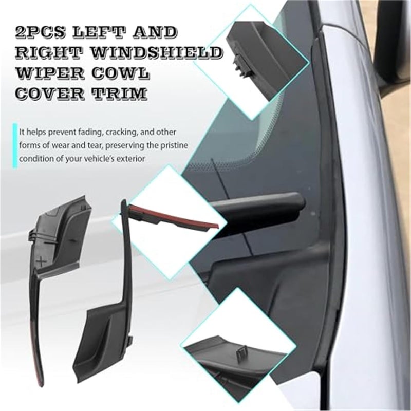 DEMULAX Windshield Wiper Cowl Cover Trim - Image 2