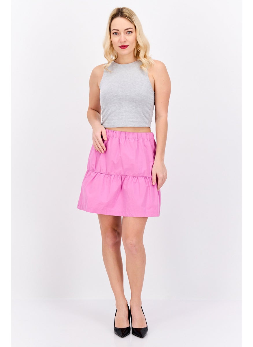 Women Solid Basic Mini Skirt, Light Pink - pzsku/Z433AC7E4ECB4D38D6D3AZ/45/_/1732780828/d44876ef-aad9-4a9c-a2ab-557c16d938fe