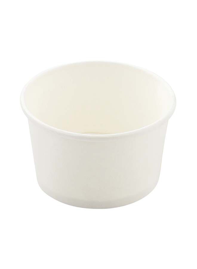 Restaurantware أكواب الحلوى القابلة للتصرف سعة 3 أونصات من رستورانتوير، 200 كوب آيس كريم - الأغطية تباع بشكل منفصل، قوية، أكواب الزبادي المجمد الورقية البيضاء، للأطعمة الساخنة والباردة، مثالية للجيلاتو أو الموس - Image 2