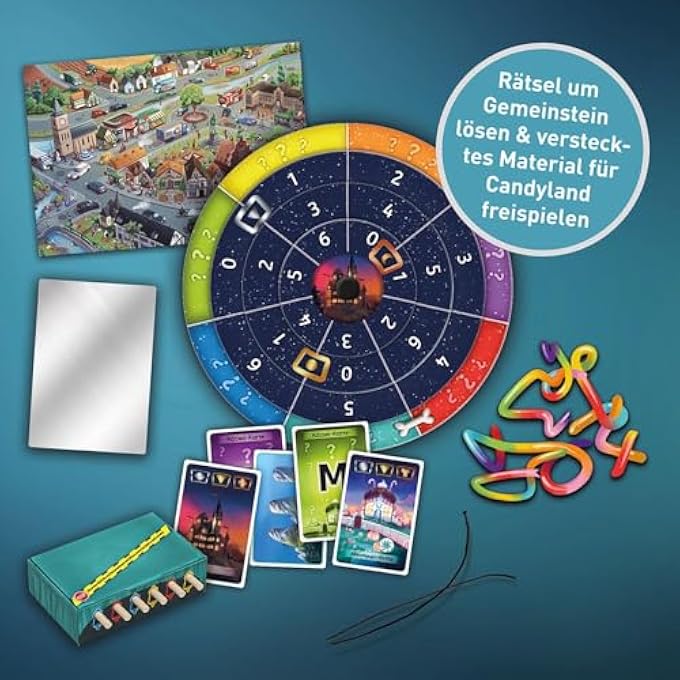 كوزموز 684662 الخروج من اللعبة عائلة اثنين من مغامرات الألغاز القلعة الحجر المشترك مهمة Candyland لعبة غرفة الهروب للعائلة لعبة الخروج العائلة والأطفال من 8 سنوات - Image 3