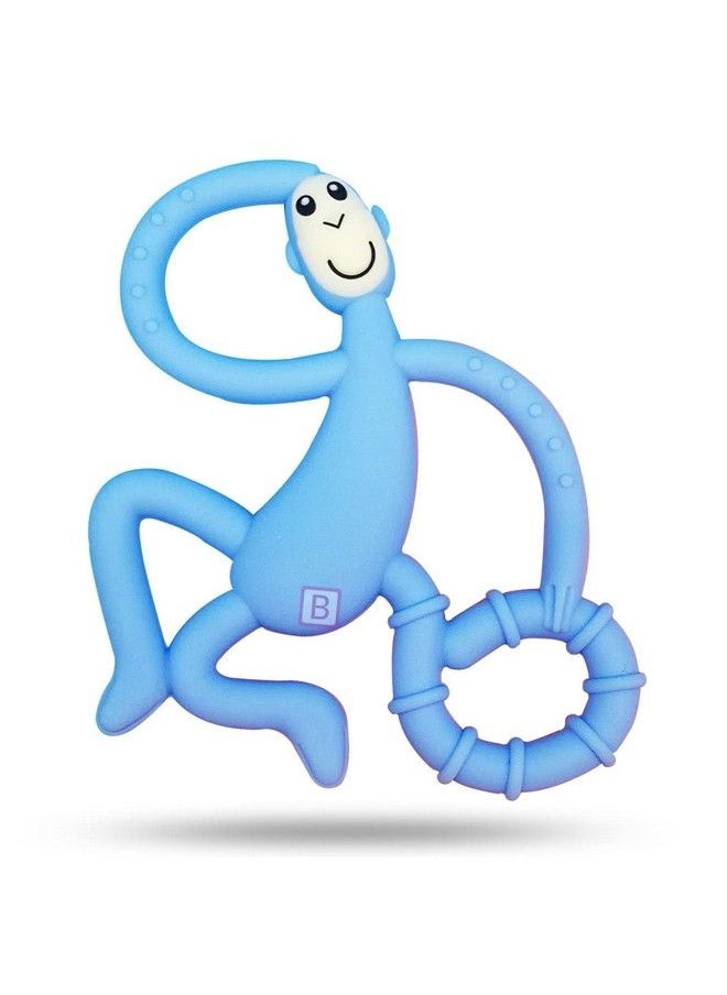 BEMBIKA Baby Teether Toys Monkey Shape Baby Teether Silicone Baby Teether Keys Baby Teether Toothbrush (Blue Color).  - Image 2