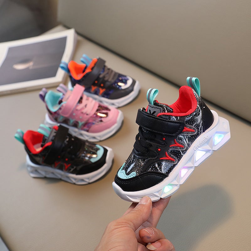 Mesh Sneakers Lightweight Flexible Sole Walking Shoes For Kids Indoor And Outdoor Activities - Image 3