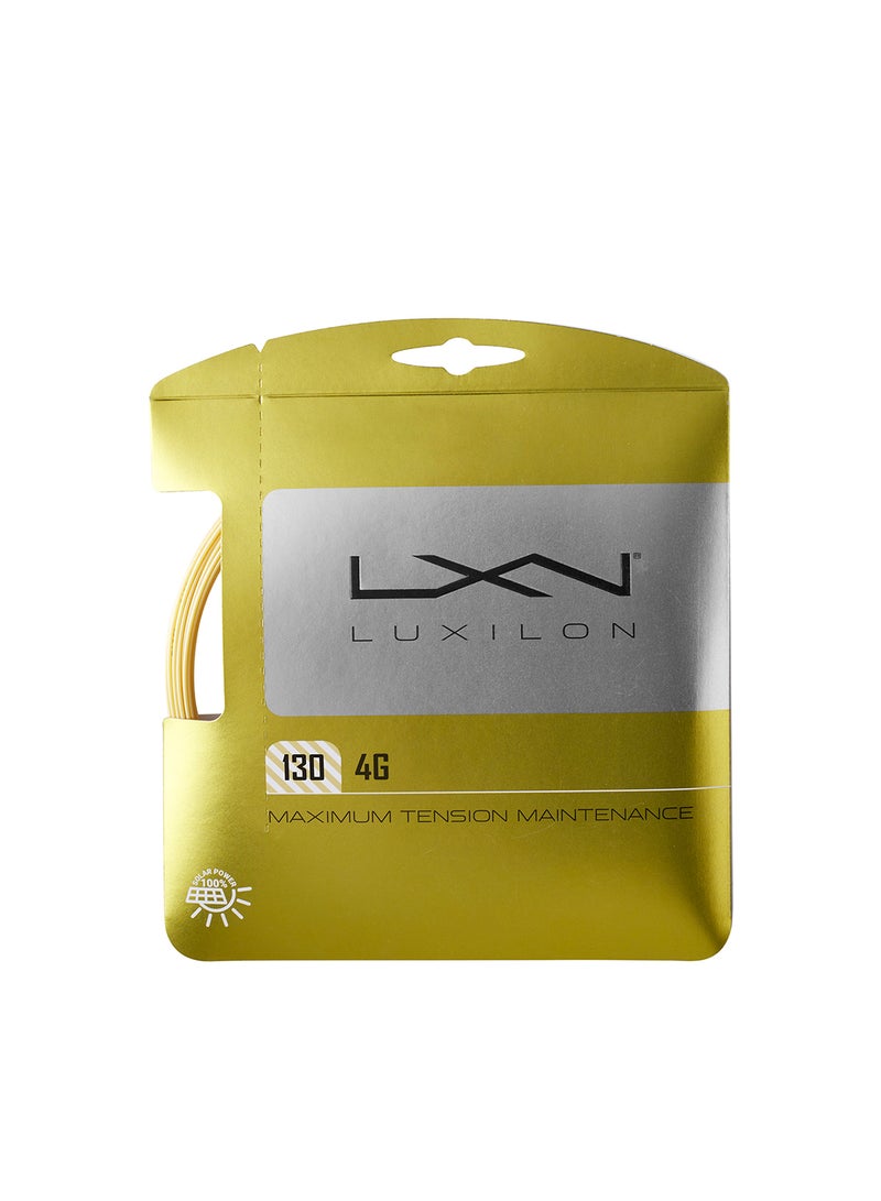 Wilson 4G 130 Gold Tennis String - Set 40ft. ( 12.2m), String Gauge : 16 (1.30mm) - Image 1