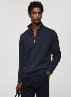 Zip Detail Sweatshirt