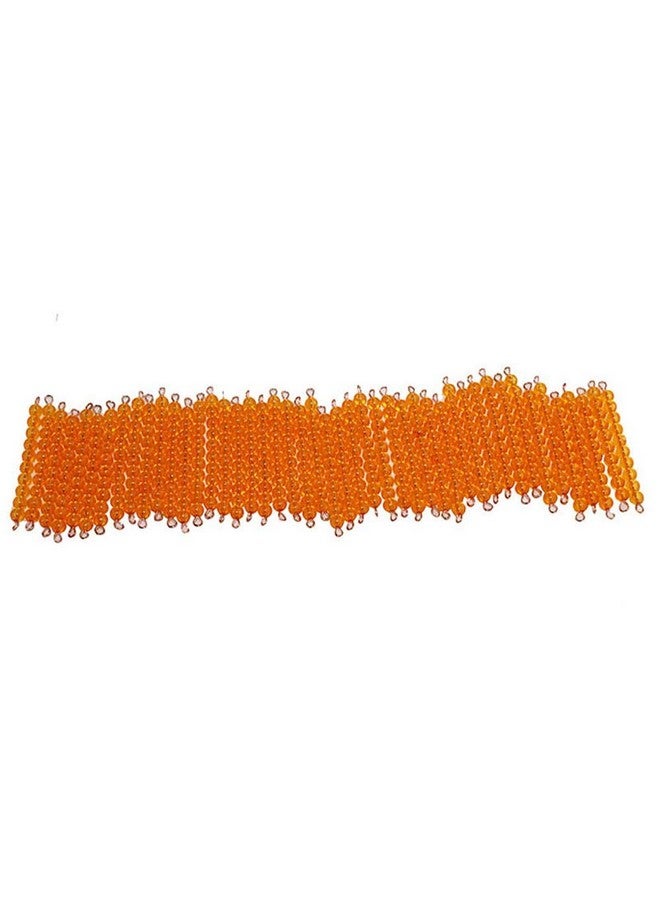 Kghios Montessori 45 Golden Bead Bars of Ten Montessori Math Beads Toys Materials for Toddlers Kids Mathematics Teaching Materials Preschool Education Toys - Image 4