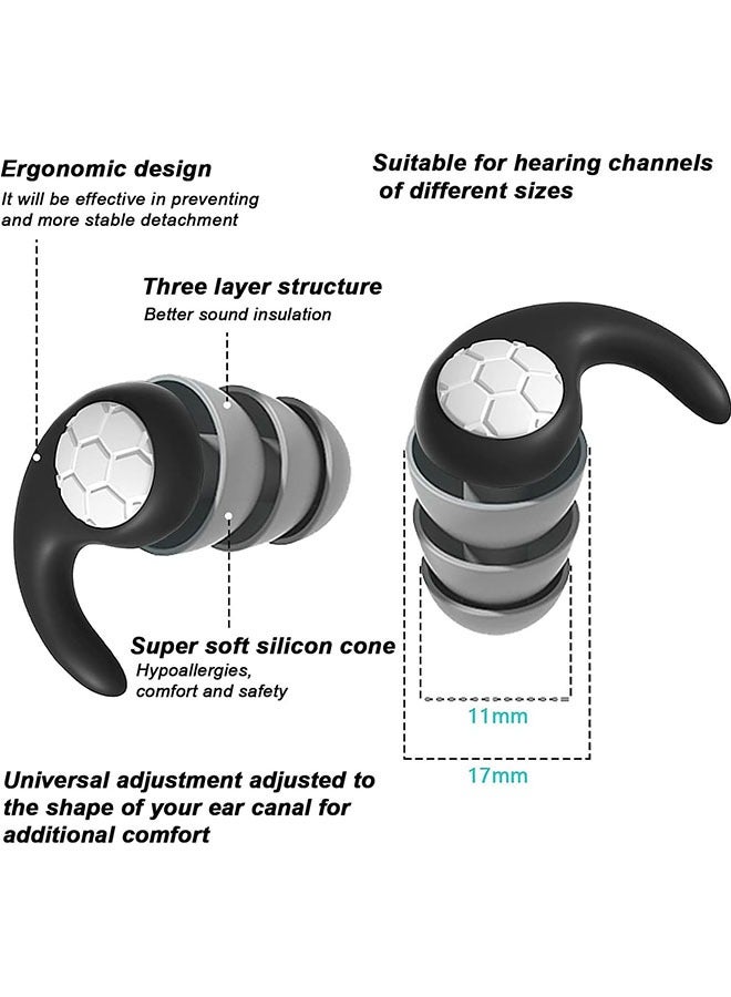 Generic Adult earplugs - Super comfortable reusable noise-free earplugs  - Image 2
