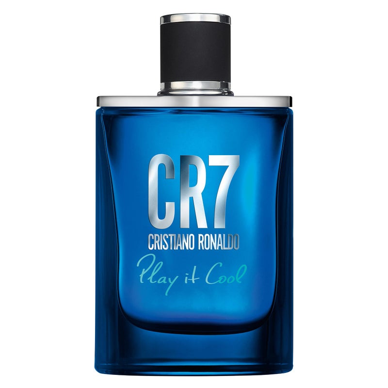 Cristiano Ronaldo CR7 Play It Cool Blends Bright Citruses And Aromatic Fougere Notes Fresh Invigorating And Sensual Light Enough For Everyday Wear Masculine Fragrance 17 Oz EDT Spray