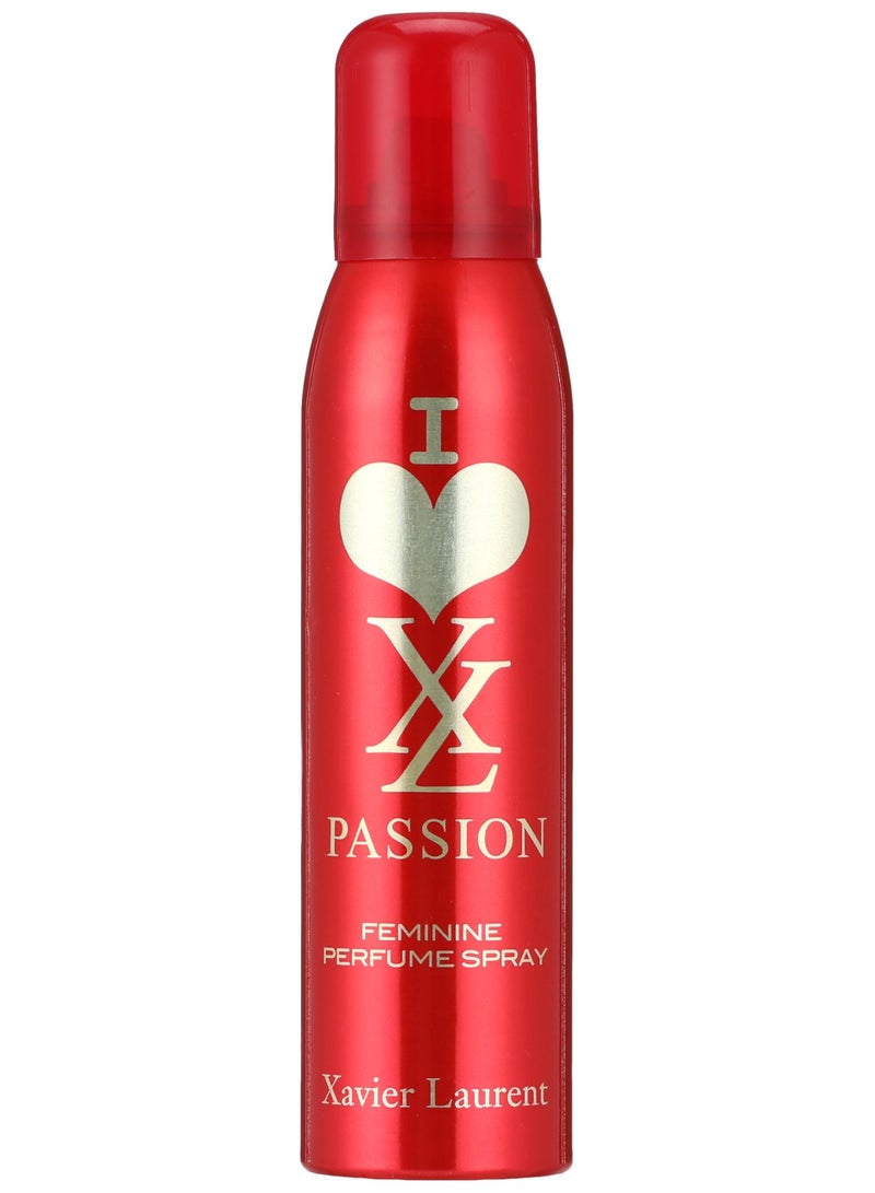 كزافييه لوران معطر الجسم اكس ال باشن للنساء 150 مل