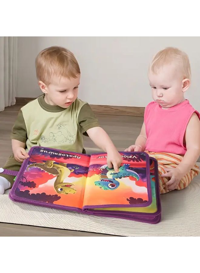 Interactive Animal Touch Book Durable Polyester Textured Pages Sensory Toy - Image 5
