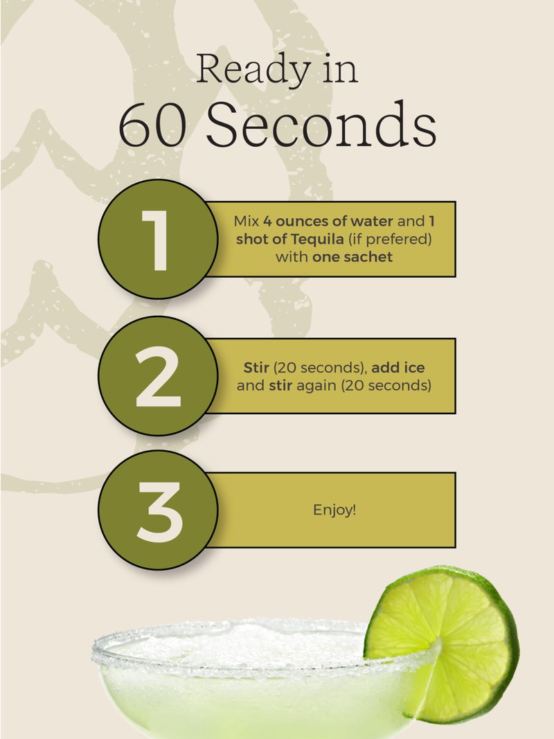 Mixxers Spicy Pineapple Jalapeno Margarita Premium Cocktail Mix Packets, Easy On the Go Vegan & Gluten Free Mixers, 5 Count (Pack of 1) - Image 4