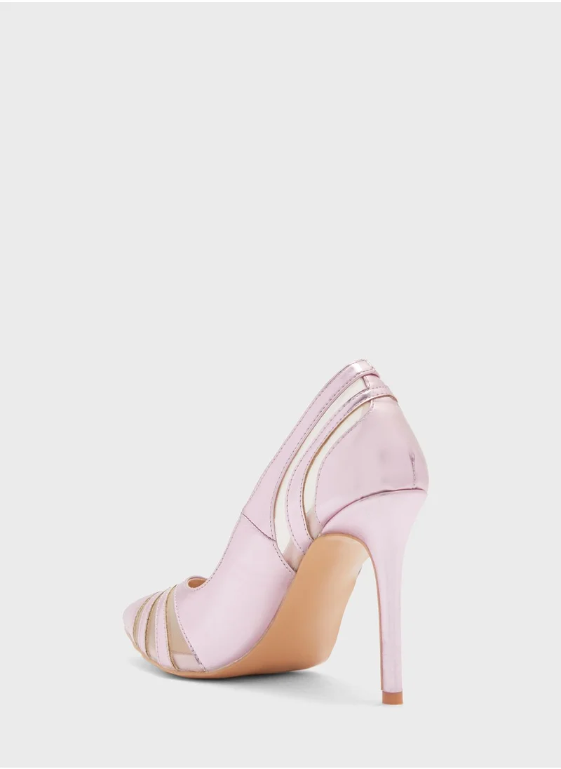 Khizana Cutout Detail Pointed Pump