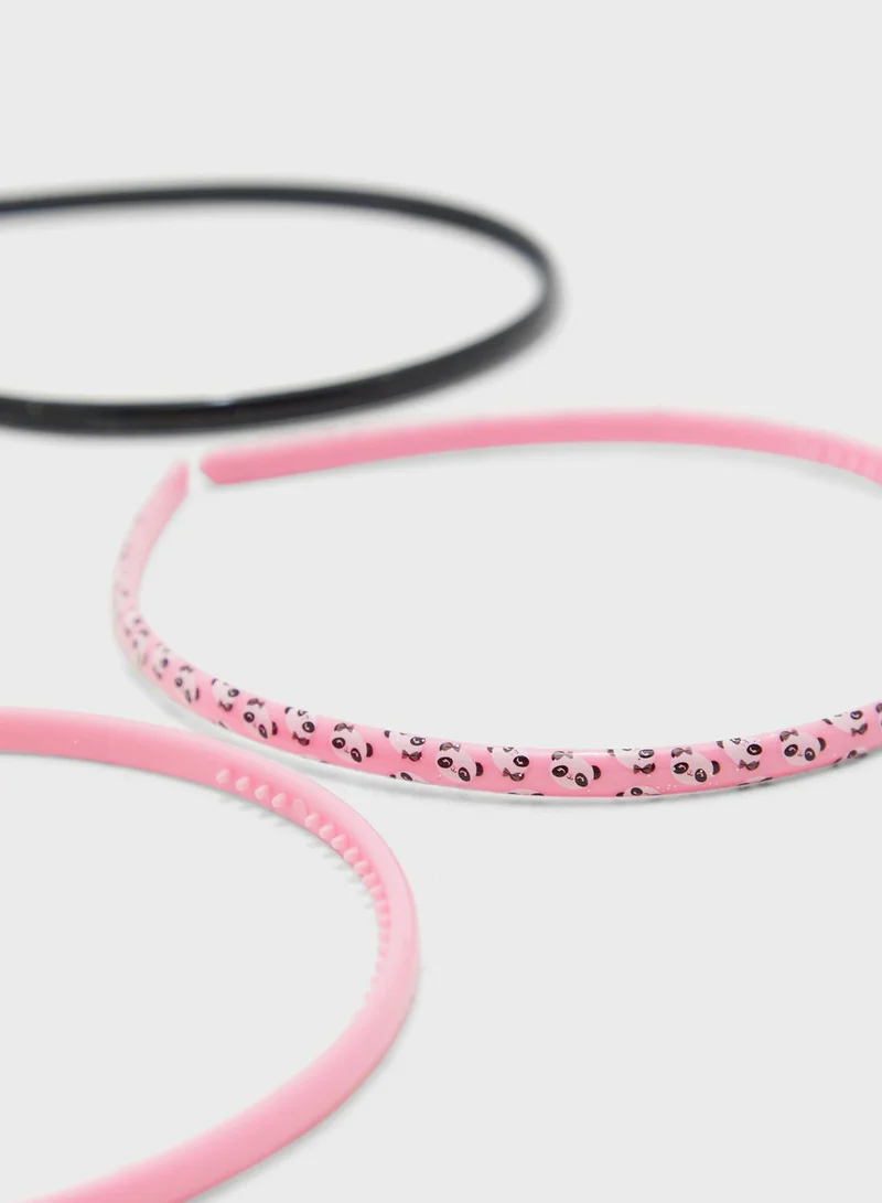 Claires Kids 5 Pack Panda Headband