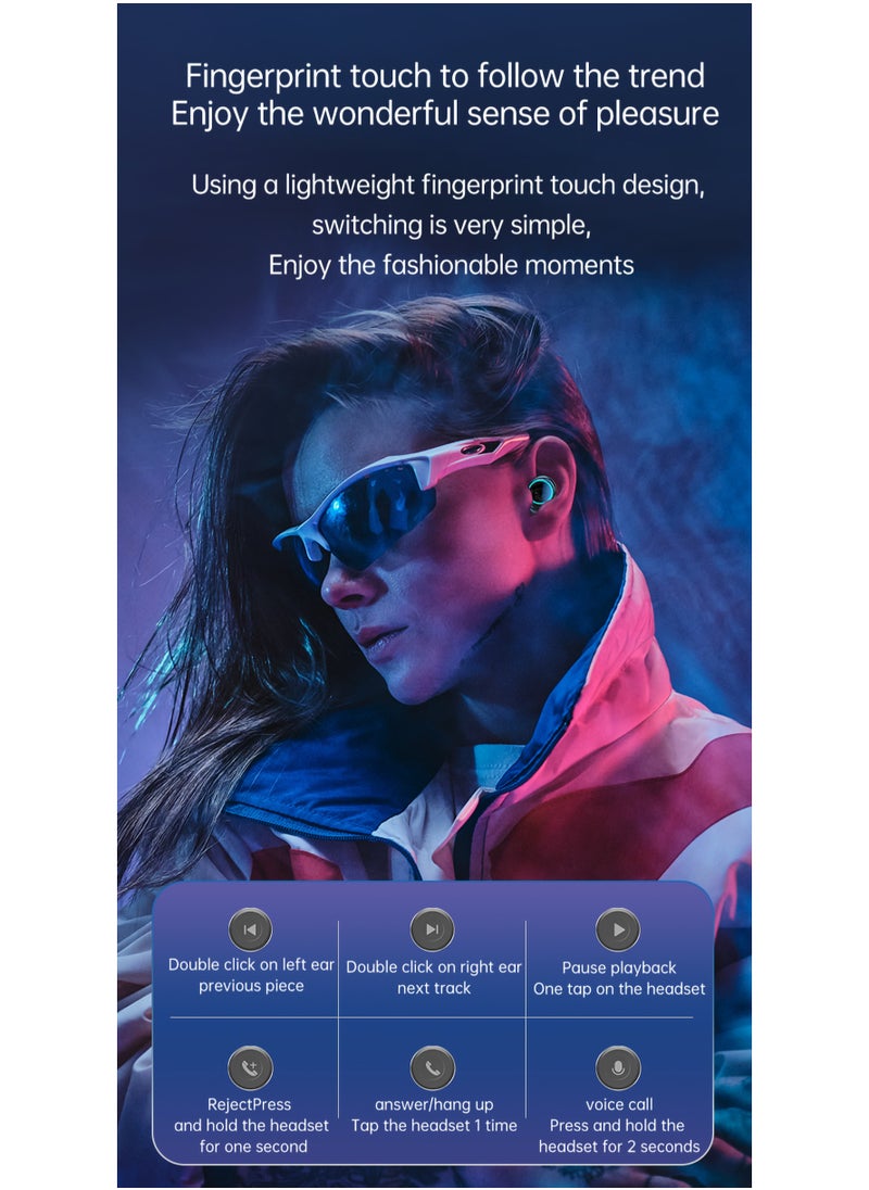 Concretization - In Ear Bluetooth Earbuds,In-ear Earphones, Wireless Bluetooth 5.3,180Hour Battery Life, 3 Hours of Music Playback on a 15-Minute Charge, Compact and Comfortable, IP7 Dust and Splash-Resistance - Silver - Image 1