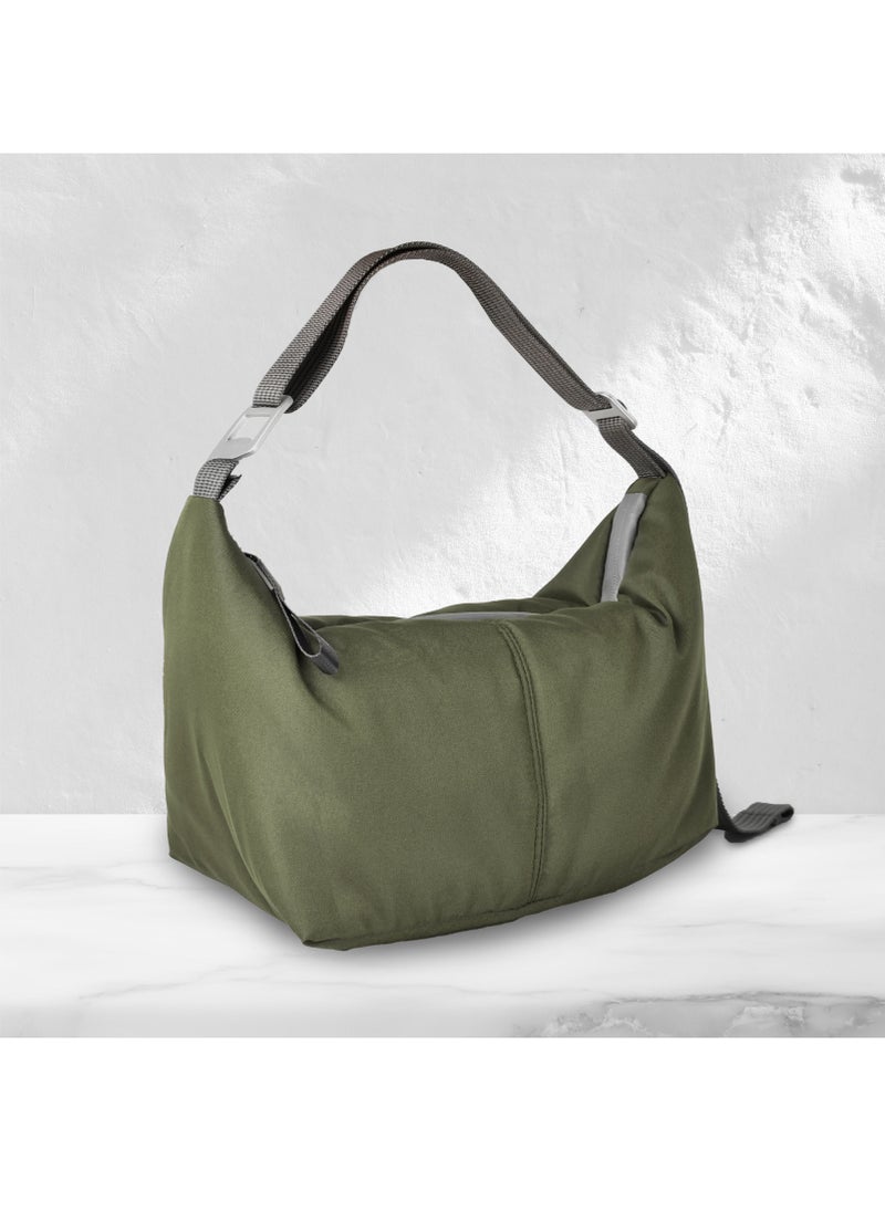 BEOLA Reusable Insulated Lunch Bag for Men and Women - 6.5L, Forest Green  - Image 1