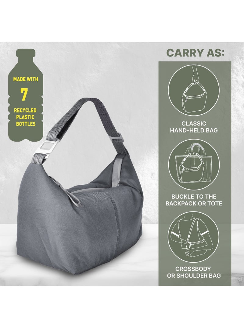 BEOLA Reusable Insulated Lunch Bag for Men and Women - 6.5L, Forest Green  - Image 3