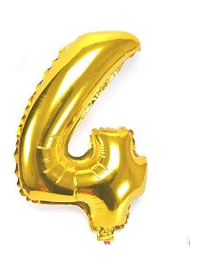 NIBEMINENT Happyparty Number 4 Digit Helium Ballon For Party Birthday Wedding Decoration 32inch 