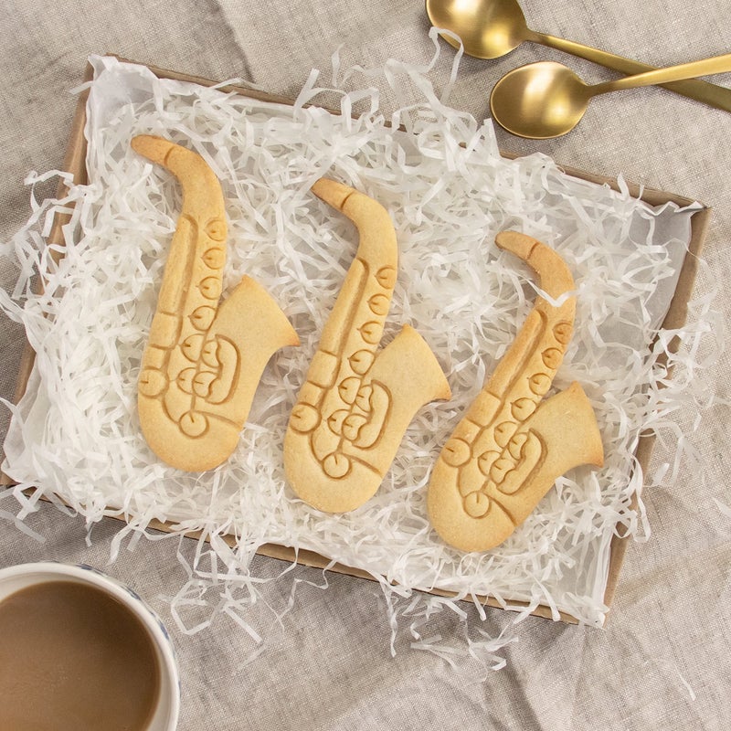 Bakerlogy قطاعة بسكويت على شكل ساكسفون 1 قطعة - بيكرلوجي - Image 2