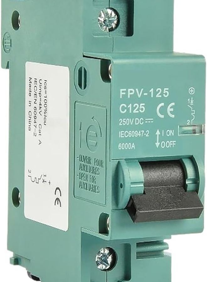 125A 1P DC Circuit Breaker 250V Solar Energy Protection MCB CE Certificate - Image 2