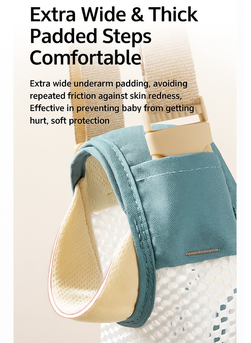 حزام مشي الطفل - مساعد مشي محمول للأطفال - حزام مساعد لمشي الطفل الصغير - أداة دعم وتدريب تعلم المشي للطفل - للأطفال من عمر 7 إلى 24 شهرًا - Image 4