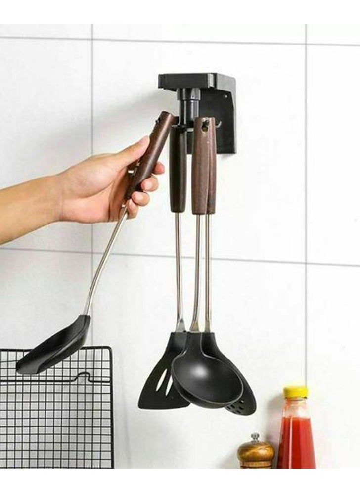 Wall Mounted Hanger Kitchen Rail Rack Organizer for Hanging Knives, Spoon on Kitchen  - Image 2