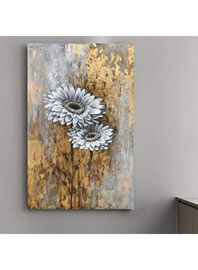 Home Trove Yihui Arts Wild Sunflower Wall Art Vintage Floral Painting Pictures For Farmhouse Living Room Bedroom Decor  - Image 5