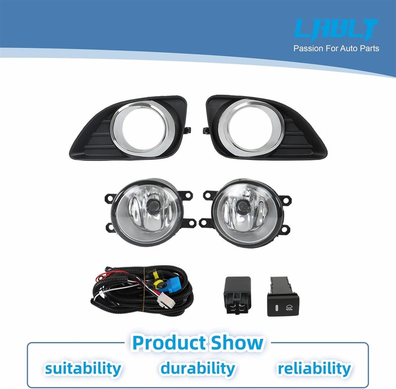LABLT Projector Fog Lights for 2010-2011 Toyota Camry - Driver & Passenger Side - Image 3