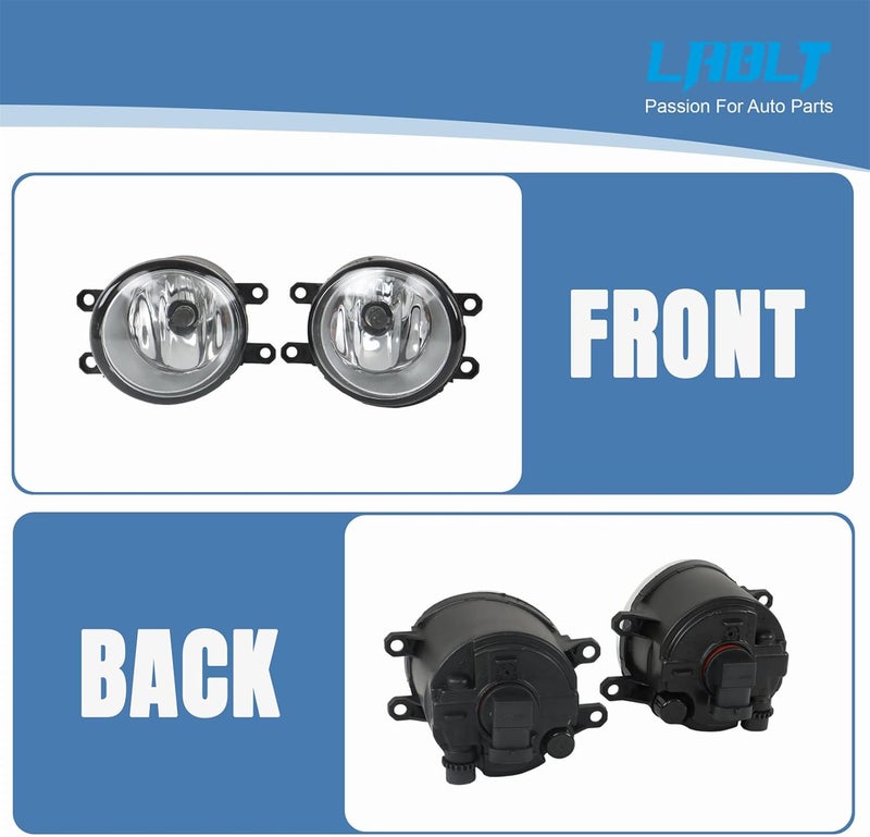 LABLT Projector Fog Lights for 2010-2011 Toyota Camry - Driver & Passenger Side - Image 2