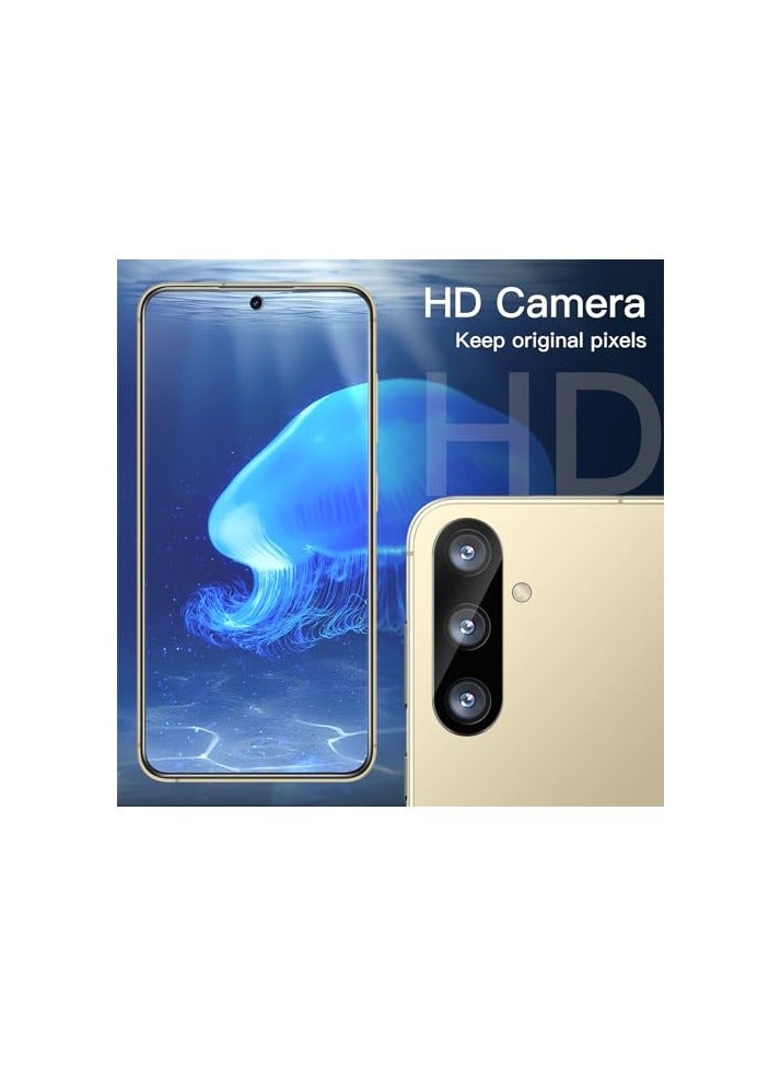 جي تيك واقي شاشة للخصوصية من JETech لهاتف Samsung Galaxy S24 5G مقاس 6.2 بوصة مع واقي عدسة الكاميرا، فيلم زجاجي مقوى مضاد للتجسس، متوافق مع معرف بصمة الإصبع، عبوتان لكل منهما - Image 3