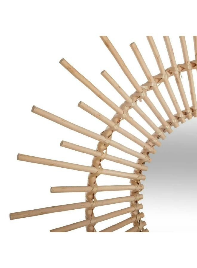 لوفت ريبيكا، مرآة، دائرية، D76XP2CMS، زجاج، راتان-158229 تصلح لجميع ديكورات منزلك - Image 2