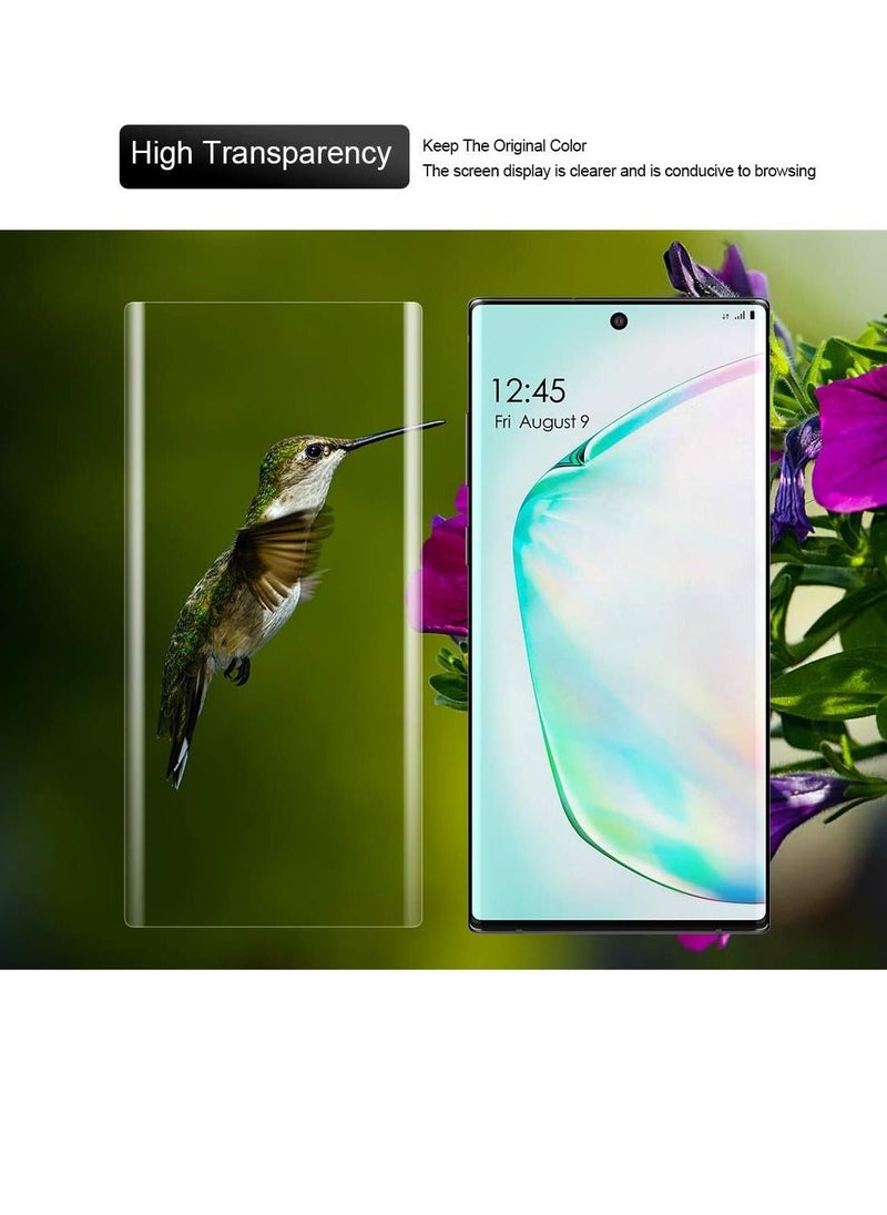 vesus Curved Full Tempered Glass Screen Protector 0.25mm for Samsung Galaxy Note 10 - Black - Image 5