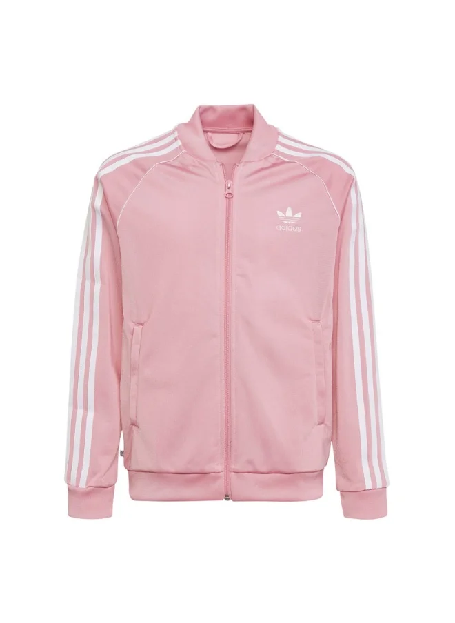 adidas Originals adidas SST TRACKTOP Pink Originals Kids TRACK TOPS
