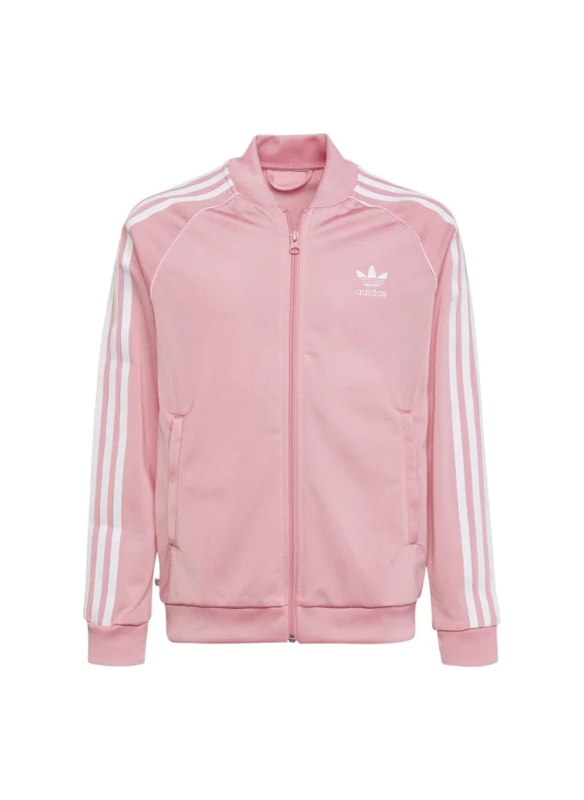 adidas Originals adidas SST TRACKTOP Pink Originals Kids TRACK TOPS