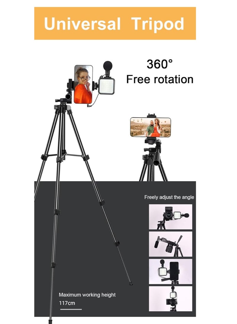 JAJEEK YouTube Video Recording Kit for Beginners – Complete Setup for Streaming, Vlogging & Content Creation | Includes Microphone, Tripod, Ring Light, and More  - Image 3
