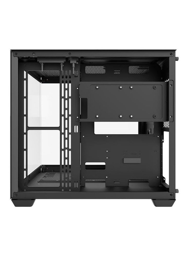 حافظة كمبيوتر الألعاب Darkflash C285P مزدوجة الزجاج ATX/M-ATX/ITX مع 6 مراوح ARGB مثبتة مسبقًا، تدعم مشعاع 360 مم، مادة SPCC 0.8 مم، 2 * SSD، USB3.0، 7 فتحات توسيع - Image 4