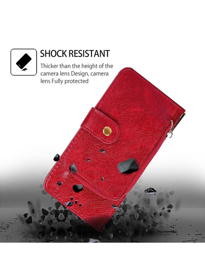 erorex Case For vivo Y38 5G / T3x Global Zipper Bag Leather Phone Case - Image 4