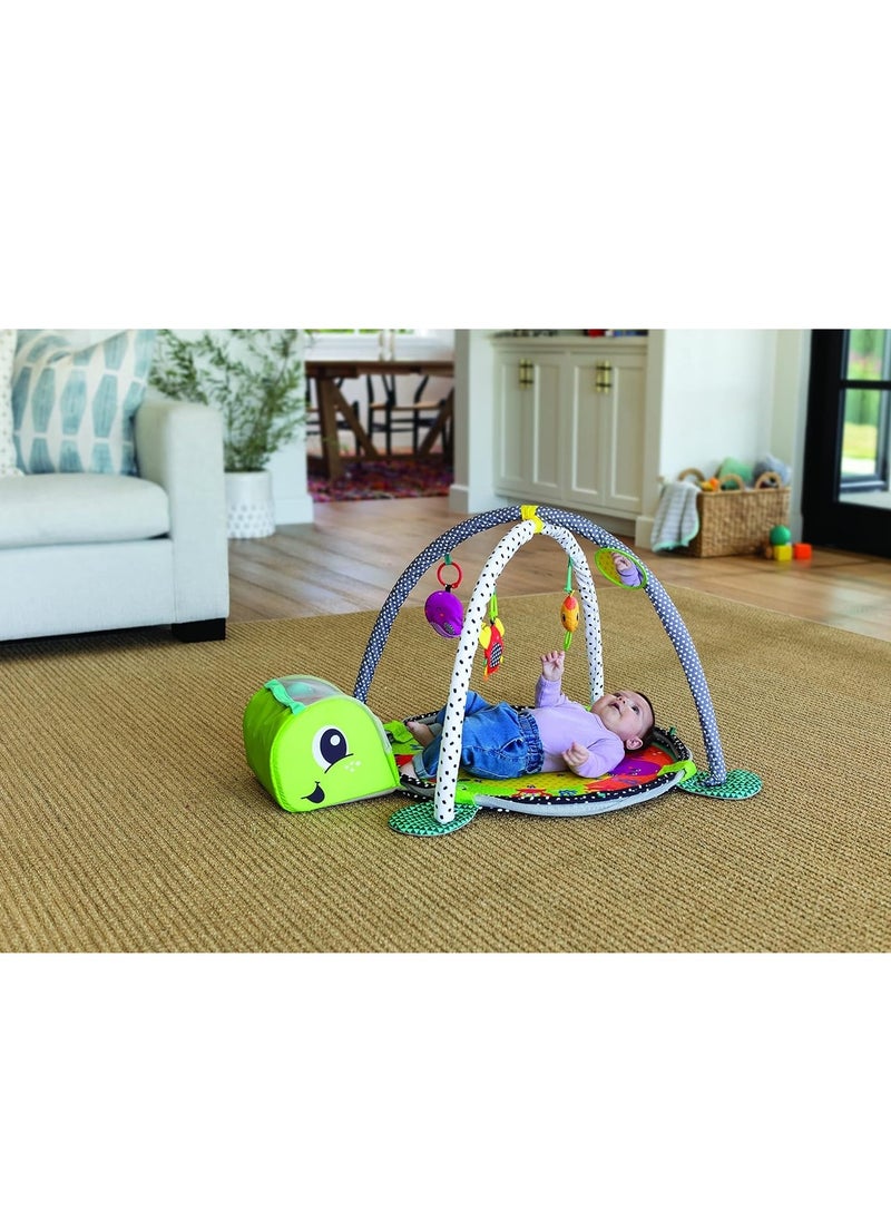 REXA - Turtle Play Activity Mat for Sensory Exploration and Motor Skills Development for Kids 0-3 Years, Comes with 4 Toys and 30 Ocean Balls - Image 1
